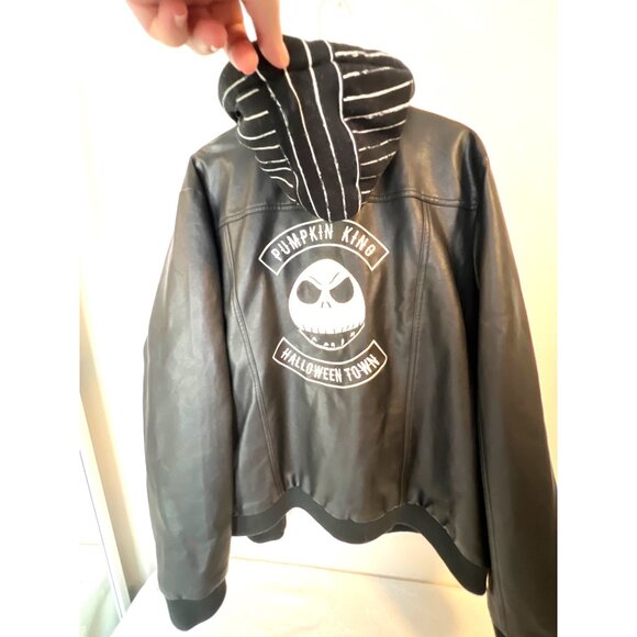 Torrid Nightmare Before Christmas Jacket Size 3 3X Double Zip Hooded Pumpkin Kin - Picture 7 of 9